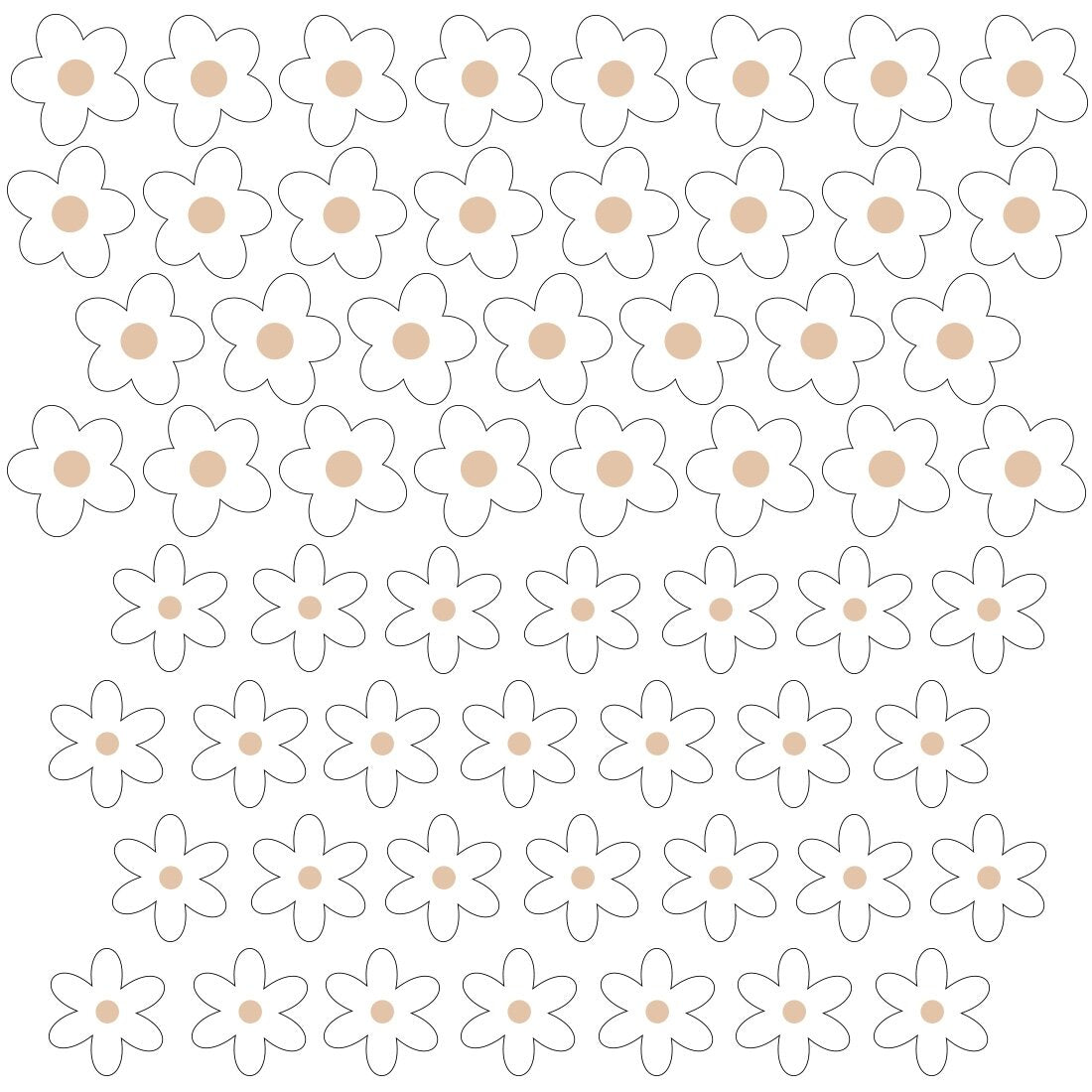 Pastelowe Love lipdukai sienoms ramunės X