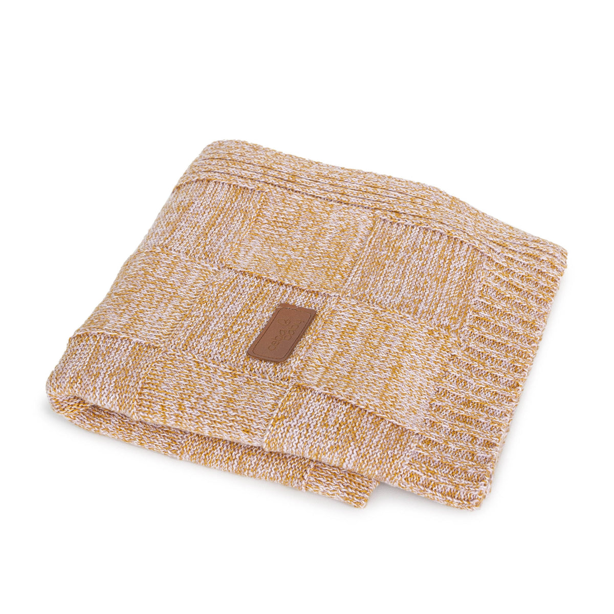 CebaBaby pledas megztas 90x90 rudas