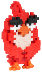 Plus Plus konstruktorius Angry Birds Raudonukas, 110 det.