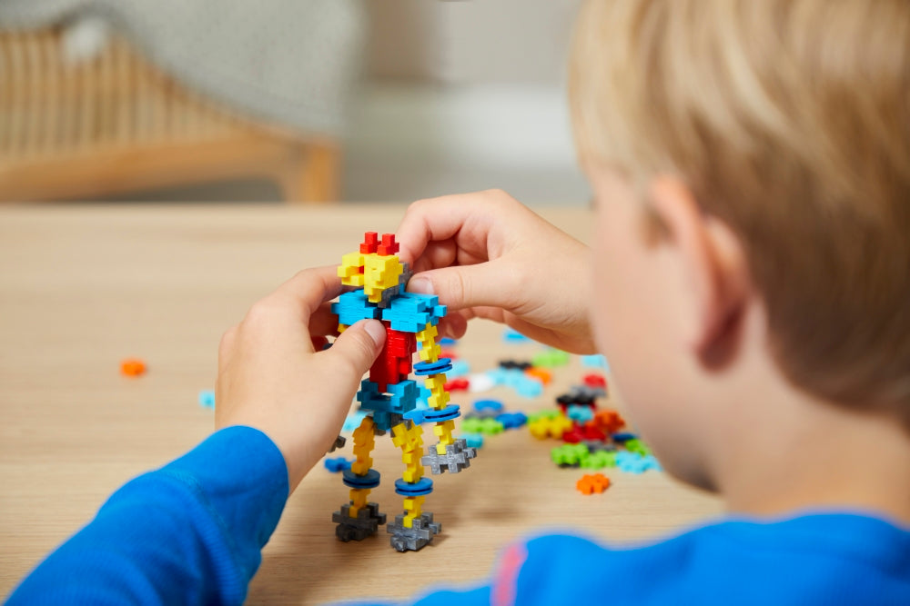 Plus Plus konstruktorius Mokausi statyti, Robotai, 250 det.