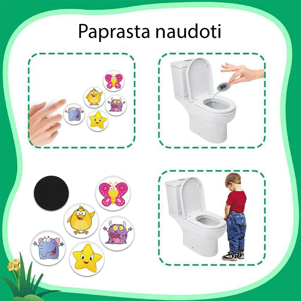 Puoduko treniruočių lipdukai, 5 vnt.