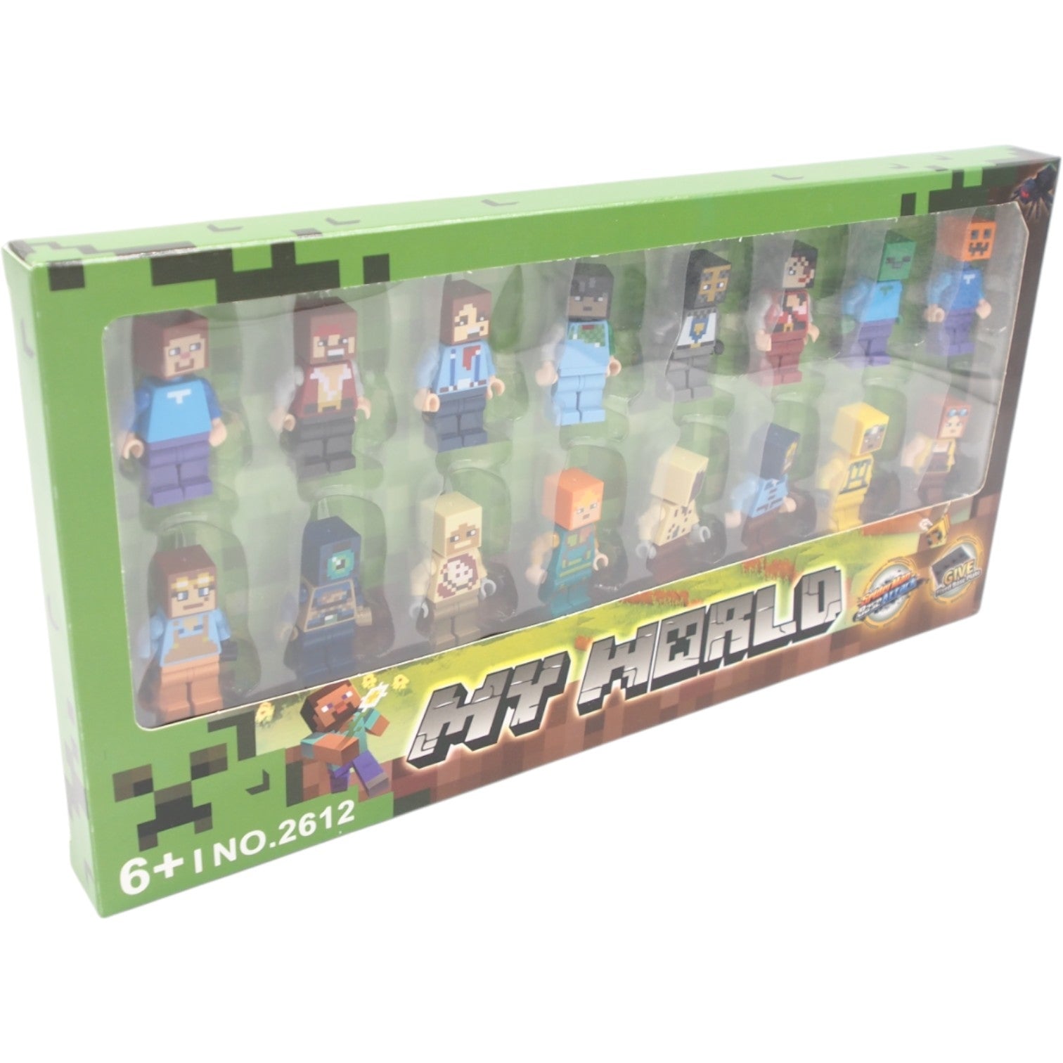 Rinkinys „My World“ Minecraft figūrėlės, 16 vnt.