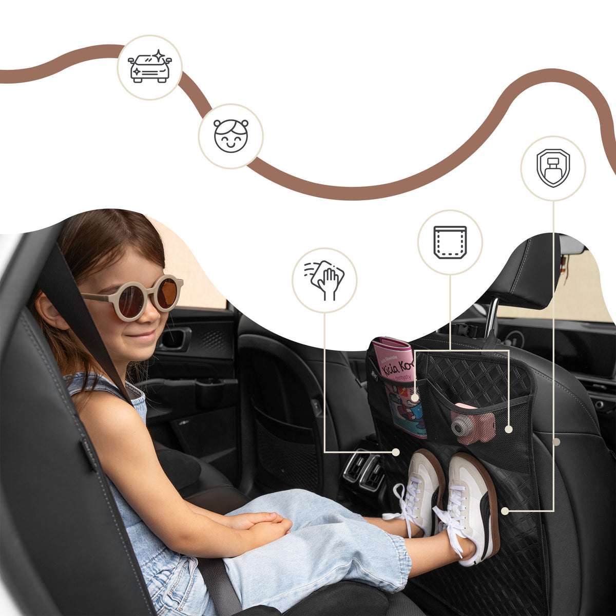 SIPO apsauga auto sėdynėms SCA-05