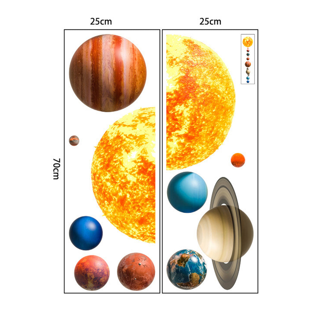 SIPO lipdukas sienoms planetos 91x72cm WS63039