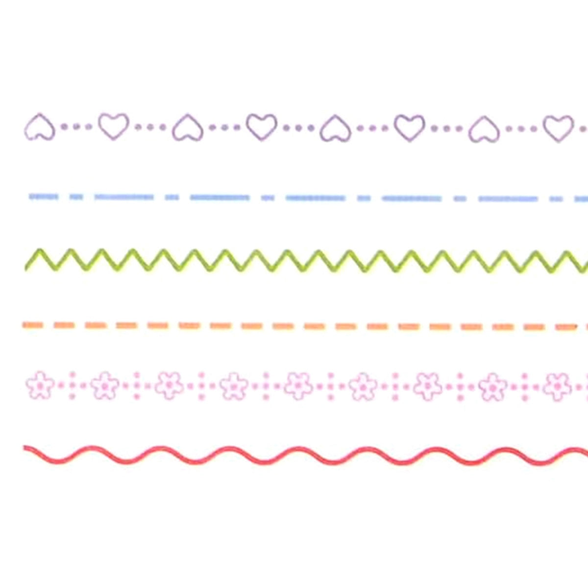 Spalvotų rašiklių rinkinys 6 vnt.