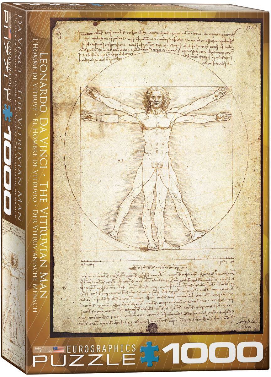 Dėlionė "Vitruvijaus žmogus" Leonardo Da Vinci