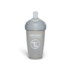 Twistshake buteliukas antikolikinis Pro Double 260ml pilkas 79026