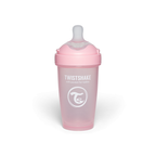 Twistshake buteliukas antikolikinis Pro Double 260ml rožinis 79024