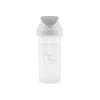 Twistshake buteliukas su šiaudeliu 360 ml nuo 6mėn baltas 78592