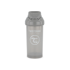 Twistshake buteliukas su šiaudeliu 360 ml nuo 6mėn pilkas 78680