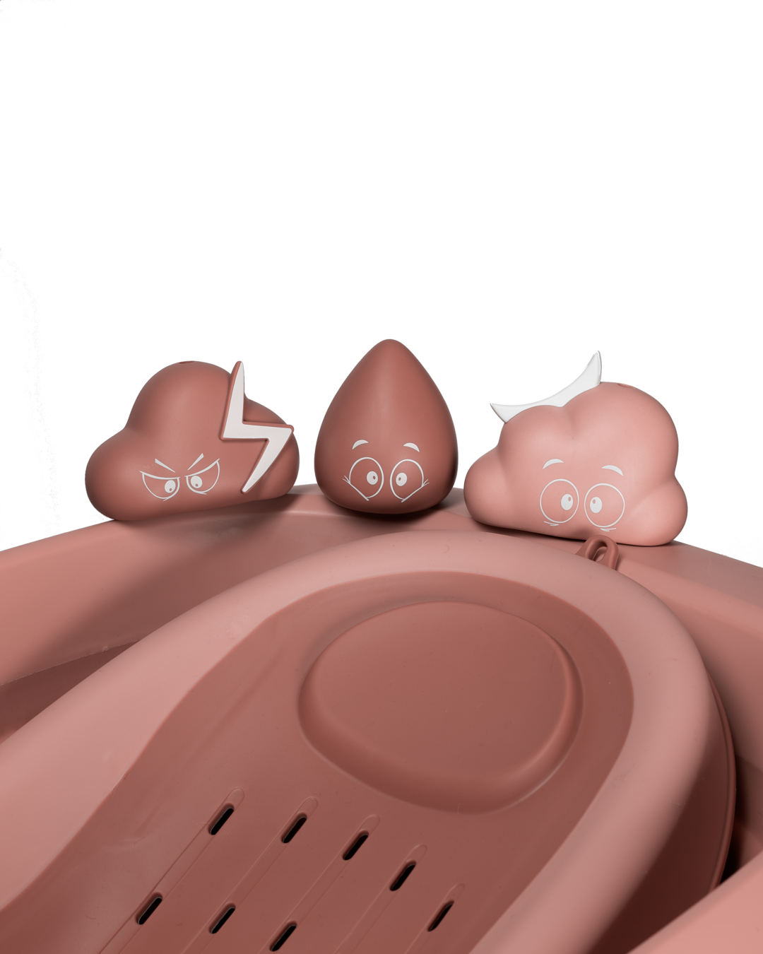 Twistshake vonelė sulankstoma stovas pagalvė piltuvėlis v2 šviesiai rožinė 79354