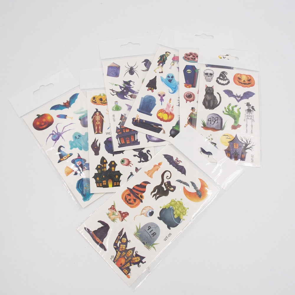 Vaikiškos laikinos tatuiruotės "halloween"