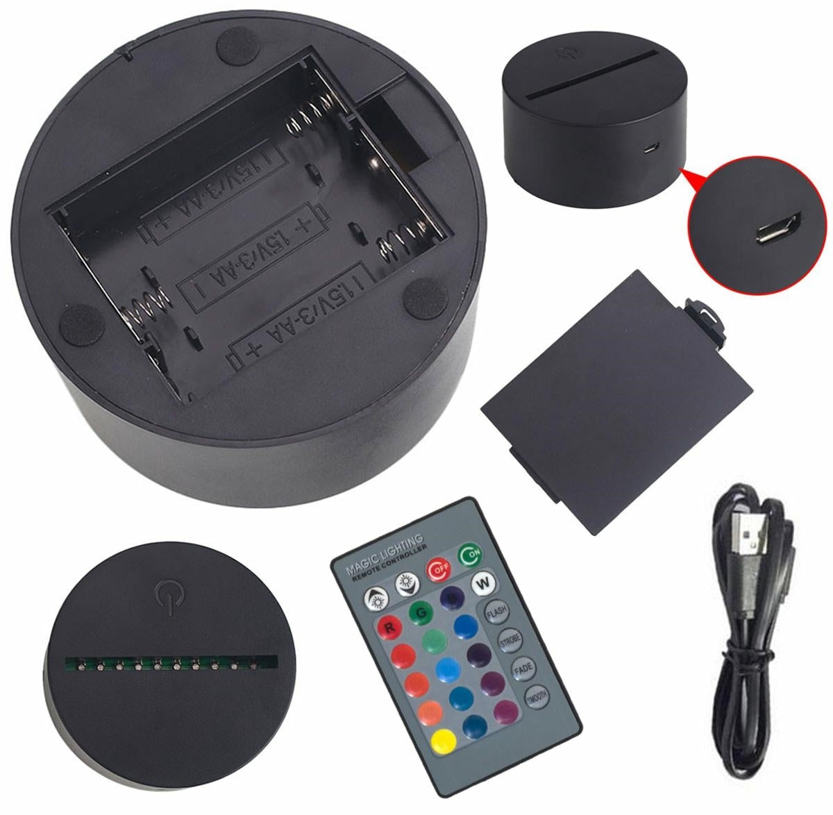 LED Lempa Vienaragio formos