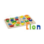 VIGA medinė dėlionė raidės 18M+ 50125