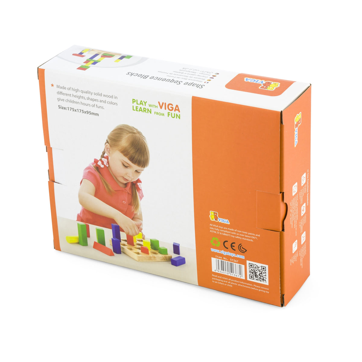 VIGA mediniai blokeliai 24M+ 51367