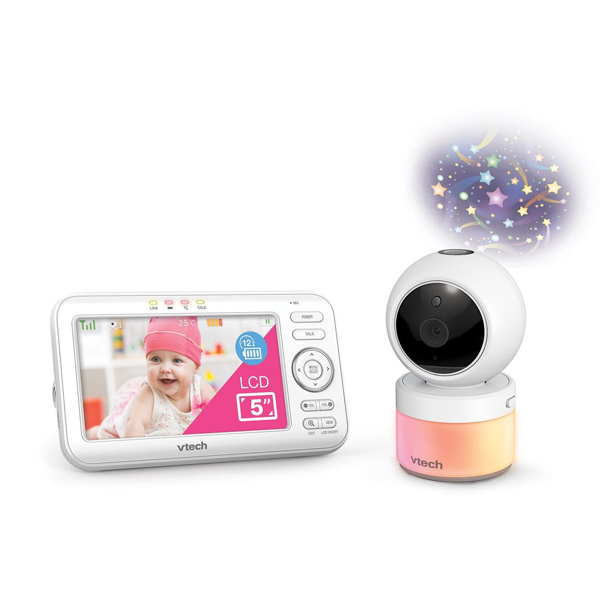 VTech mobili auklė LCD ekranas 5" kamera sukasi/pasikreipia/artina VM5463