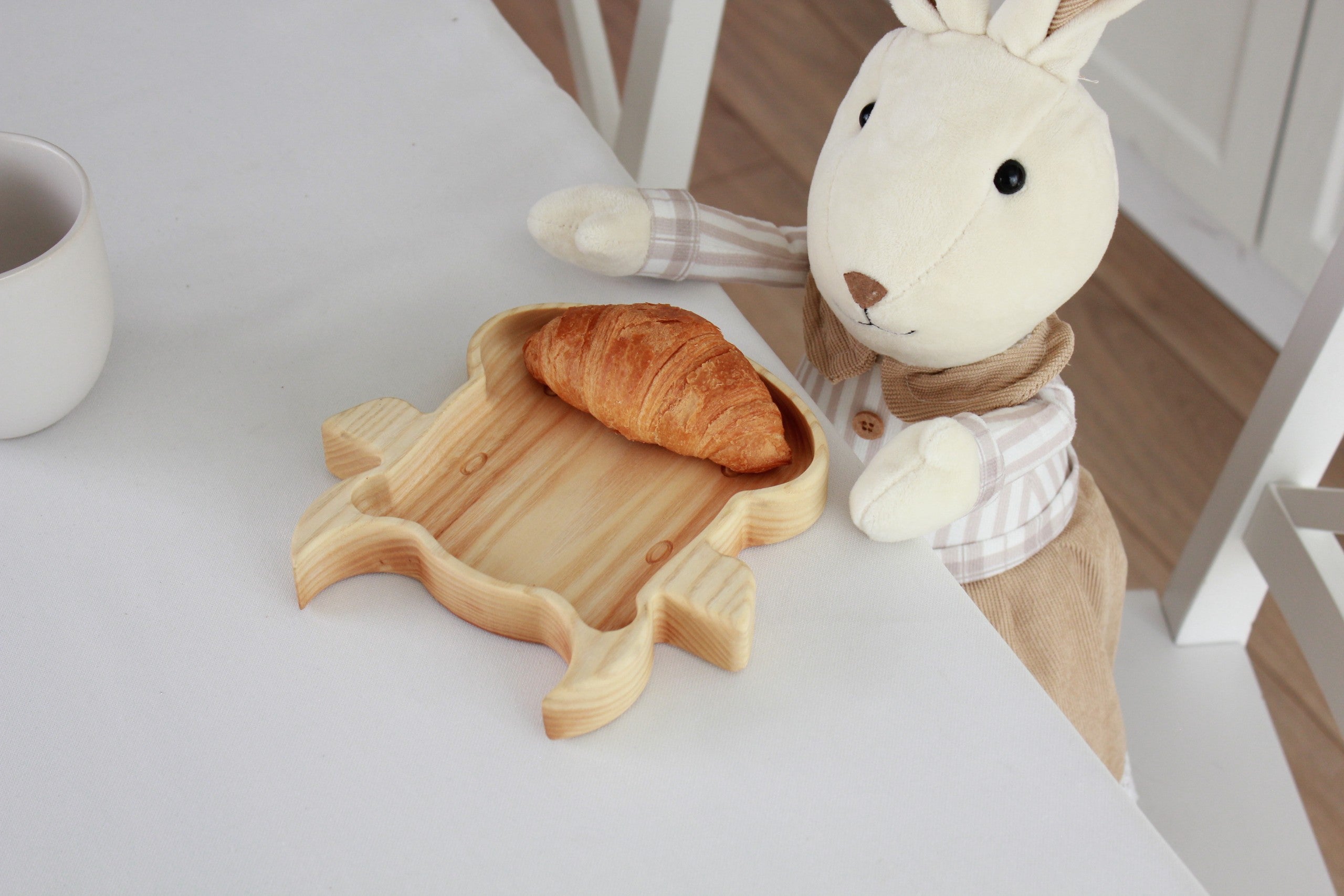 Wooden Plate For Kids - Bull