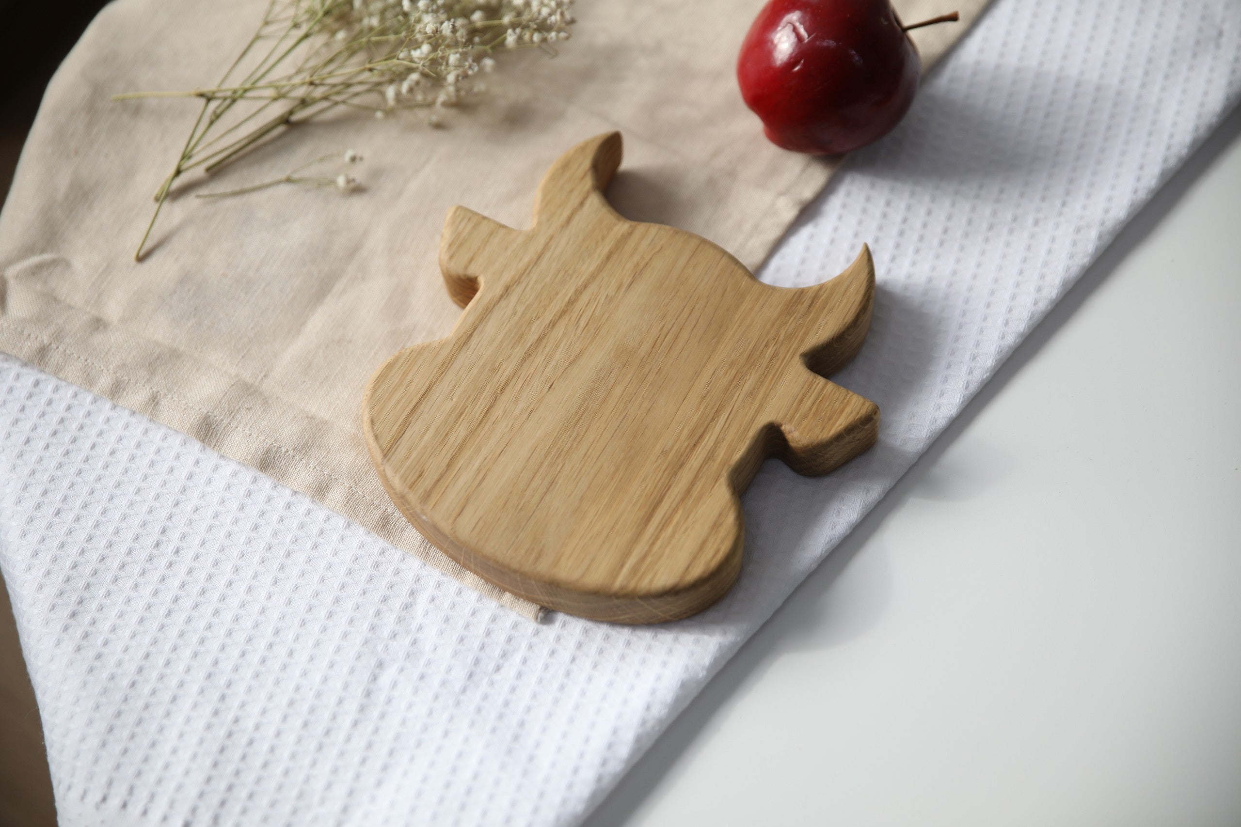 Wooden Plate For Kids - Bull