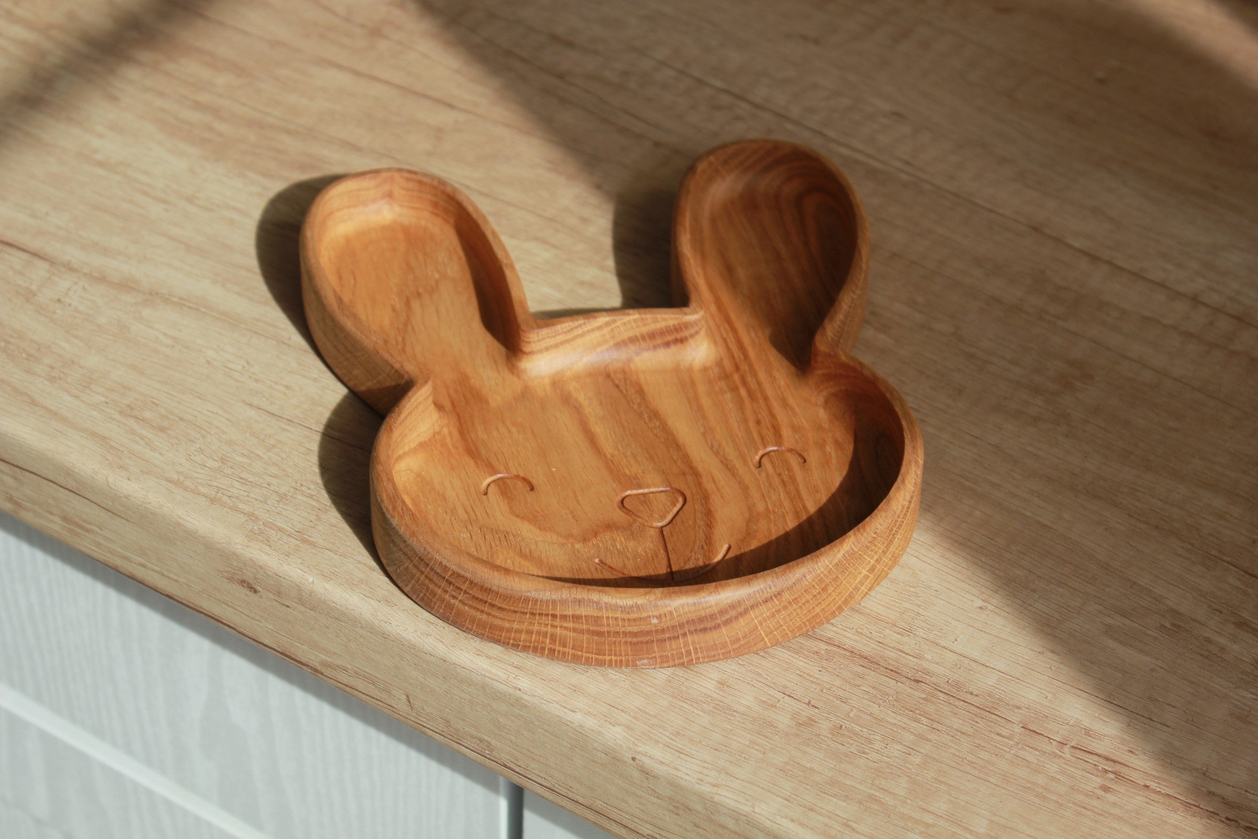 Wooden Plate For Kids - Bunny