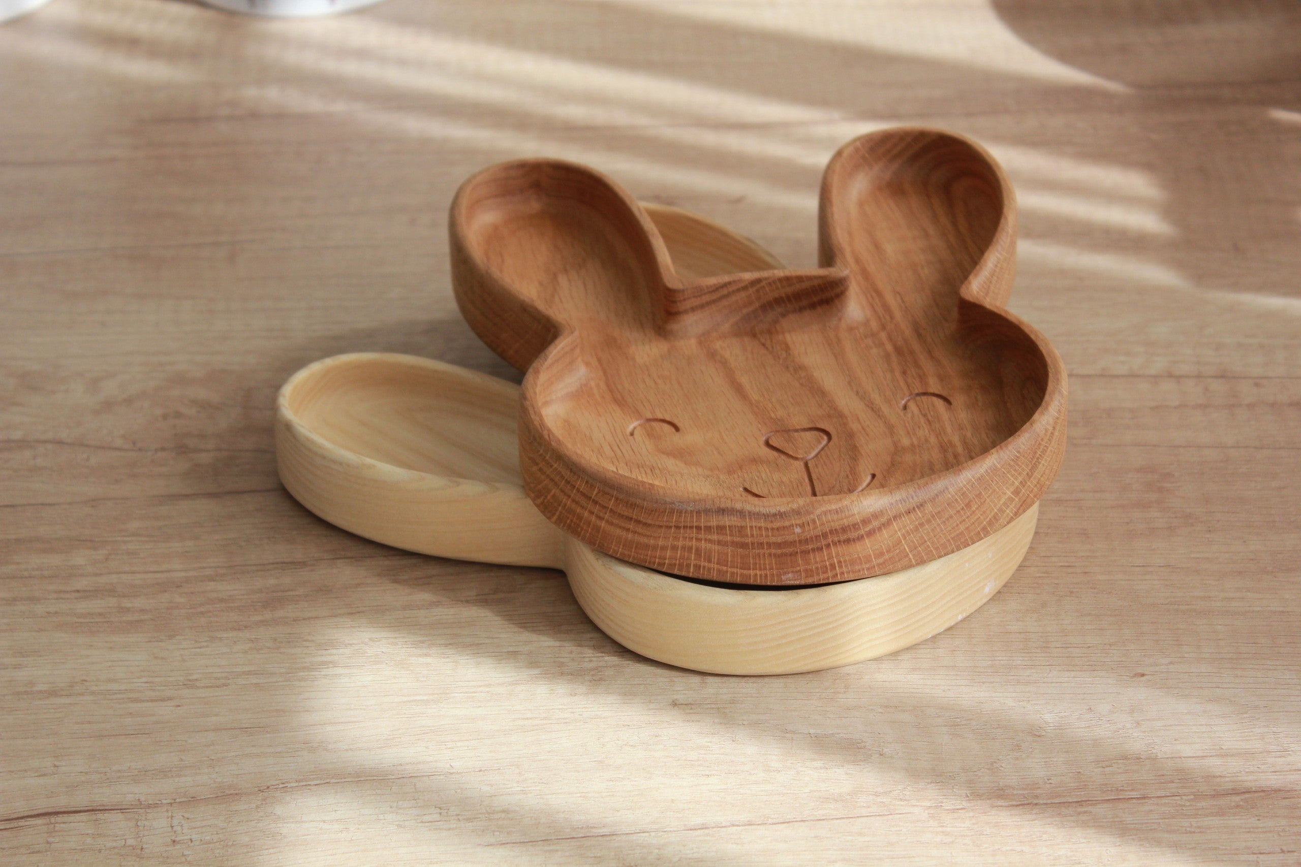 Wooden Plate For Kids - Bunny