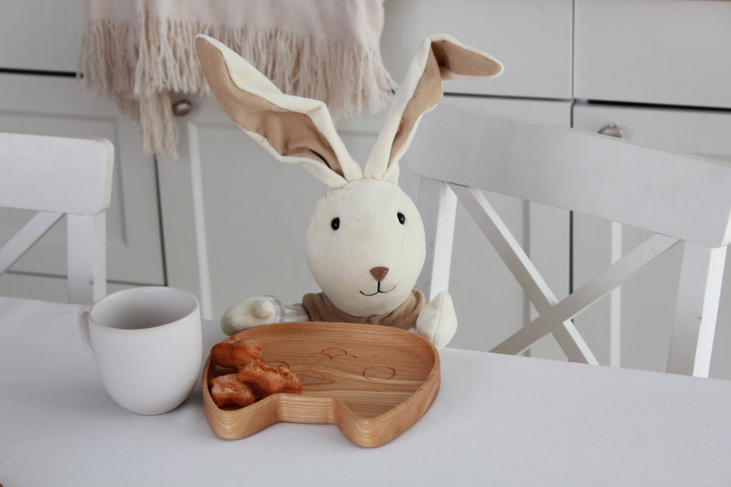 Wooden Plate For Kids - Kitty