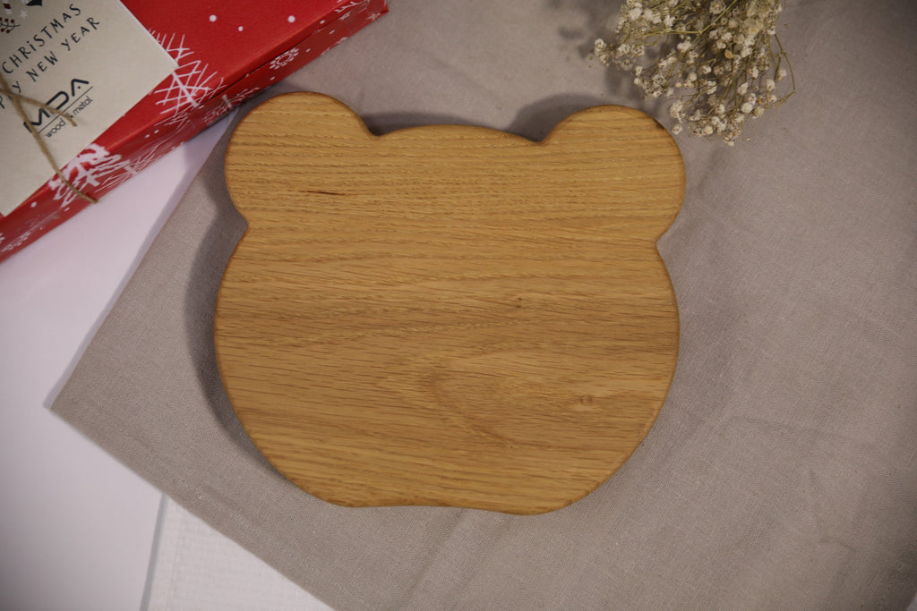 Wooden Plate For Kids - Panda