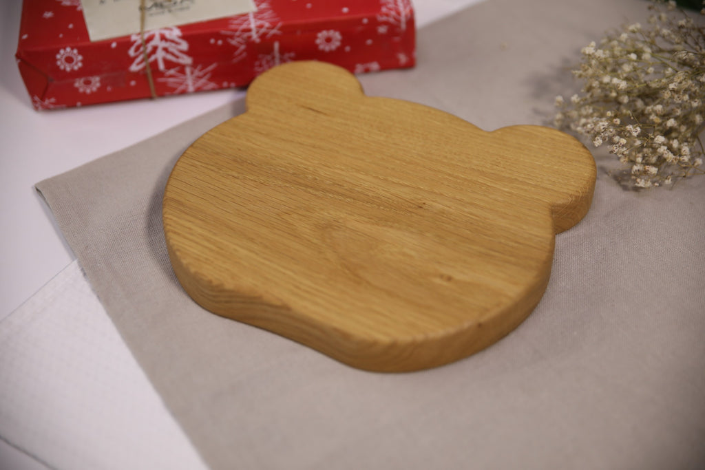 Wooden Plate For Kids - Panda